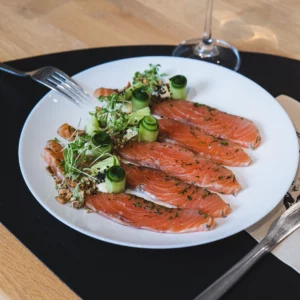 Gekarameliseerde zalm